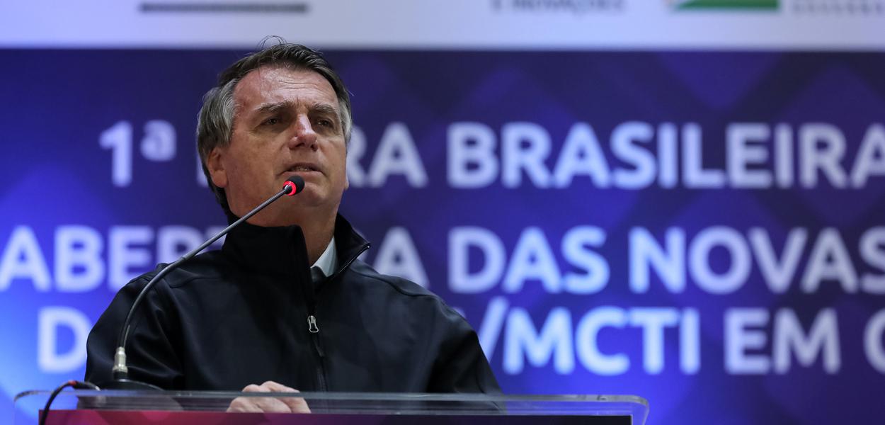 Palavras do Presidente da República Jair Bolsonaro. 08/10/2021 (Foto: Isac Nóbrega/PR) Palavras do Presidente da República Jair Bolsonaro. 08/10/2021
