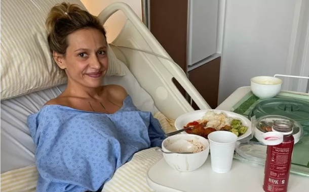 Luisa Mell no Hospital Albert Einstein (Foto: Reprodução/Instagram) Luisa Mell no Hospital Albert Einstein