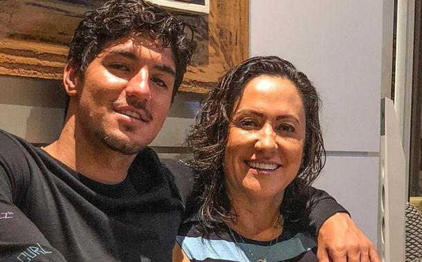 Gabriel Medina e a mãe, Simone Medina (Foto: Reprodução/Instagram) Gabriel Medina e a mãe, Simone Medina