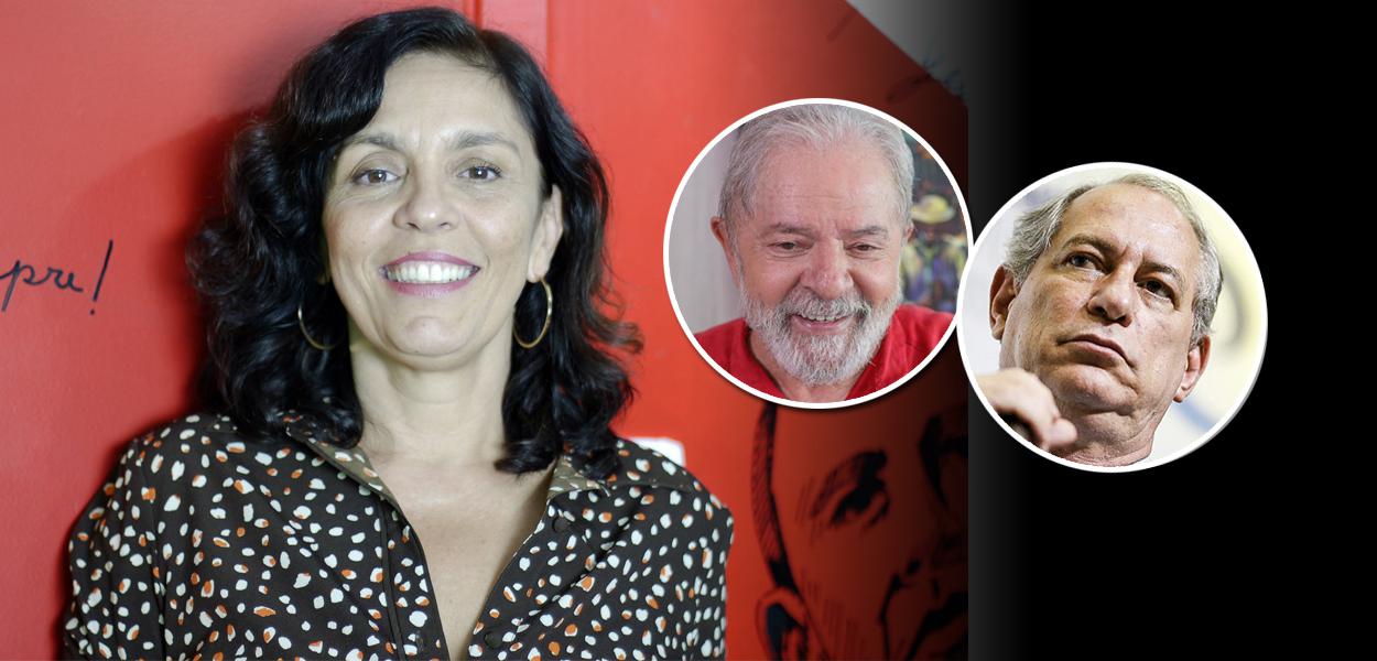 Cynara Menezes, Lula e Ciro Gomes (Foto: Felipe Gonçalves/Brasil247 | Ricardo Stuckert | Reuters) Cynara Menezes, Lula e Ciro Gomes