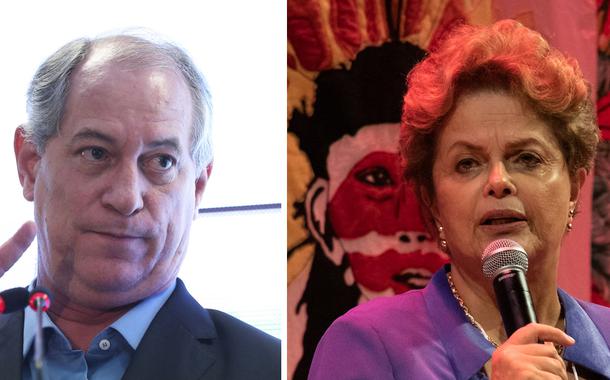 Ciro Gomes e Dilma Rousseff (Foto: Agência Brasil/José Cruz | Editora Brasil 247) Ciro Gomes e Dilma Rousseff