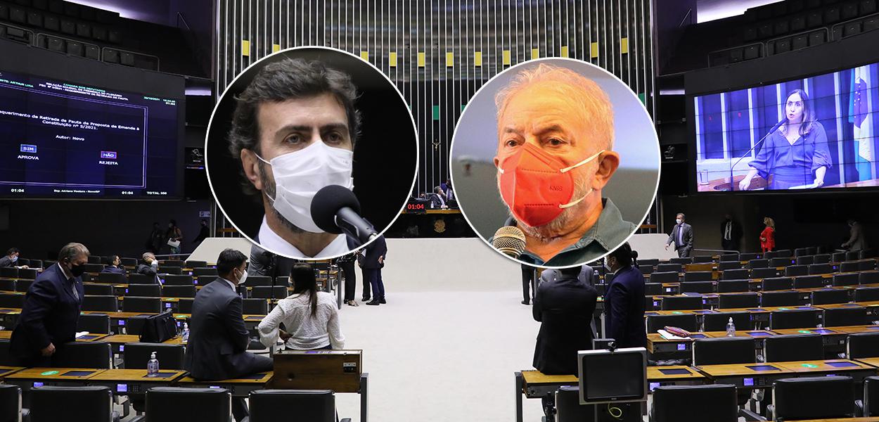 Marcelo Freixo e Lula (Foto: Câmara dos Deputados | Ricardo Stuckert) Marcelo Freixo e Lula
