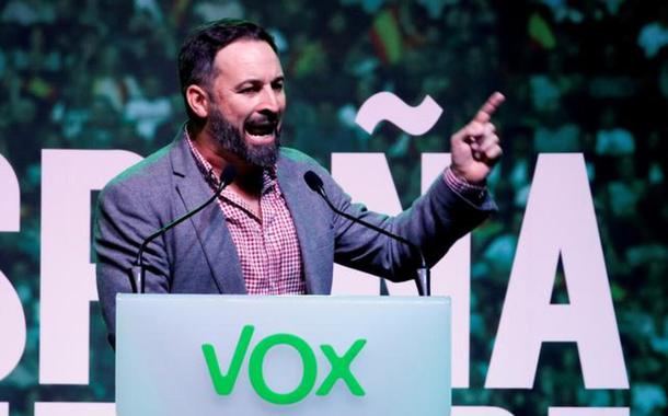 Santiago Abascal, líder do partido de extrema-direita espanhol Vox Santiago Abascal, líder do partido de extrema-direita espanhol Vox