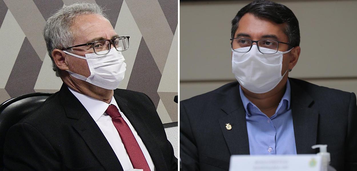 Renan Calheiros e Wilson Lima (Foto: Pedro França/Agência Senado | Secom) www.brasil247.com - Renan Calheiros e Wilson Lima
