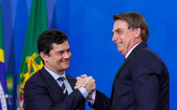 Moro e Bolsonaro (Foto: Carolina Antunes/PR) Moro e Bolsonaro