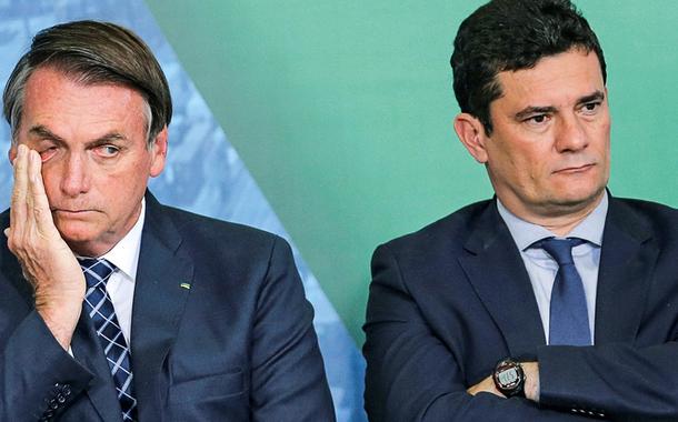 Jair Bolsonaro e Sergio Moro (Foto: Adriano Machado/Reuters Leia mais em: https://veja.abril.com.br/politica/onze-vezes-em-que-moro-e-bolsonaro-entraram-em-conflito/) Jair Bolsonaro e Sergio Moro