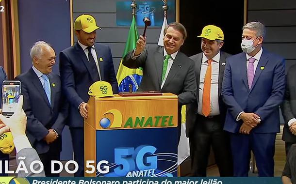 Vivo, Tim e Claro levam fatia principal em leilão do 5G