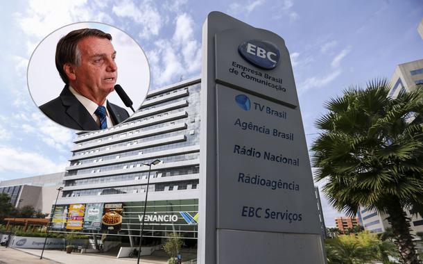 Jair Bolsonaro e a EBC (Foto: Divulgação) Jair Bolsonaro e a EBC