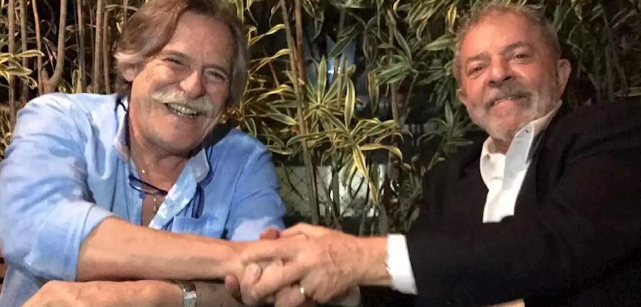José de Abreu e Lula (Foto: Reprodução/Instagram) www.brasil247.com - José de Abreu e Lula