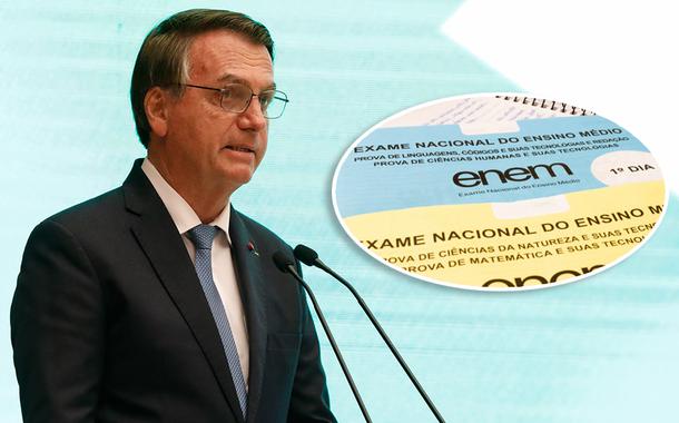 Bolsonaro diz que gostaria de ter interferido no Enem contra “questões ideológicas”