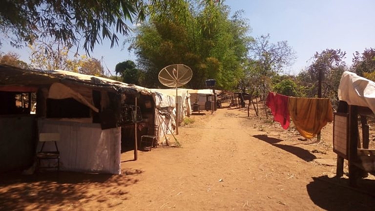 Acampamento Arco-Íris, em Gurinhatã, Triângulo Mineiro (Foto: Moradores do acampamento) www.brasil247.com - Acampamento Arco-Íris, em Gurinhatã, Triângulo Mineiro