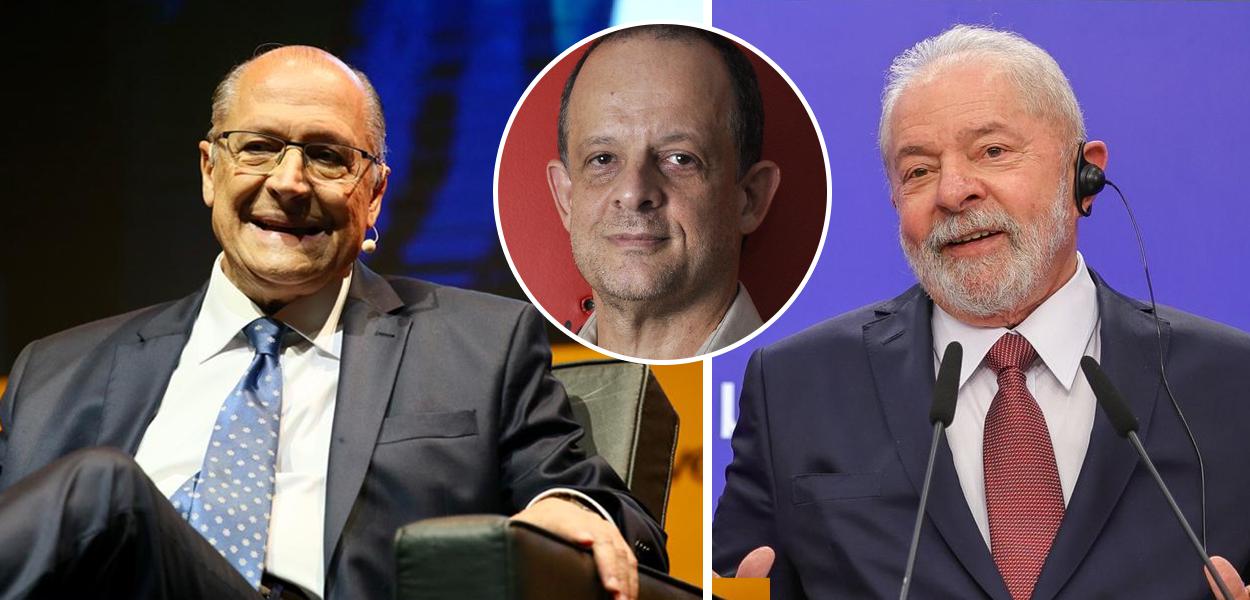 Geraldo Alckmin, Breno Altman e Lula (Foto: Reprodução/Fotos Públicas | Brasil 247/Felipe L | Reprodução) Geraldo Alckmin, Breno Altman e Lula