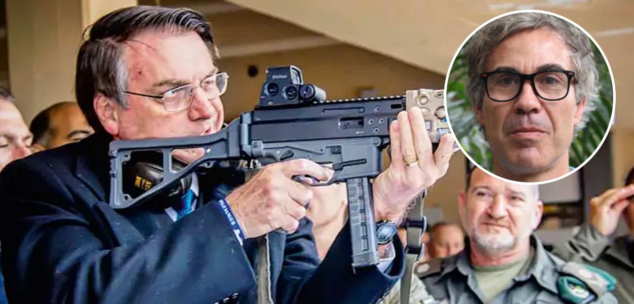 Jair Bolsonaro e Bruno Paes Manso (Foto: Reprodução/Divulgação) Jair Bolsonaro e Bruno Paes Manso