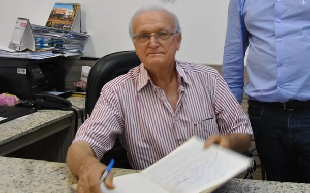 Prefeito de Palmitinho, Caetano Albarello (Foto: Reprodução) Prefeito de Palmitinho, Caetano Albarello