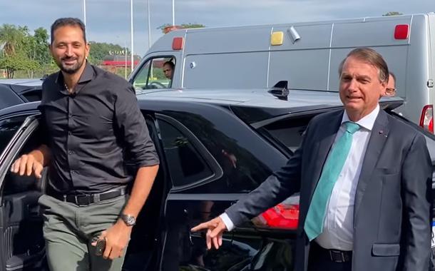 Maurício Souza e Jair Bolsonaro (Foto: Reprodução) Maurício Souza e Jair Bolsonaro