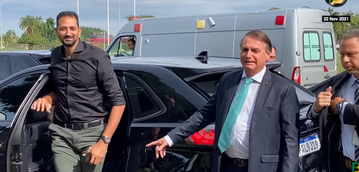 Maurício Souza e Jair Bolsonaro (Foto: Reprodução) Maurício Souza e Jair Bolsonaro