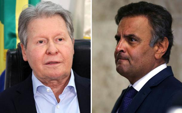 Arthur Virgílio e Aécio Neves (Foto: Mário Oliveira/Semcom | Valter Campanato/Agência Brasil) Arthur Virgílio e Aécio Neves