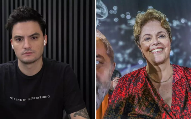 Felipe Neto e Dilma Rousseff (Foto: Divulgação) Felipe Neto e Dilma Rousseff