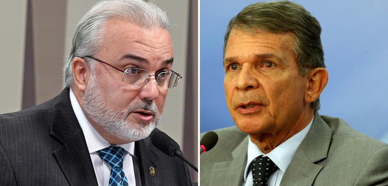 Jean Paul Prates e Joaquim Silva e Luna (Foto: Roque de Sá/Agência Senado | Wilson Dias/Agência Brasil) Jean Paul Prates e Joaquim Silva e Luna