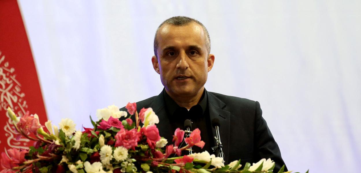 Amrullah Saleh, que se declarou presidente interino (Foto: OMAR SOBHANI/REUTERS) Amrullah Saleh, que se declarou presidente interino