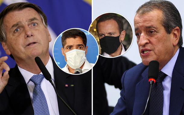 Bolsonaro, ACM Neto, João Doria e Valdemar Costa Neto (Foto: Reuters | Secom | GovSP | Ag.Câmara) Bolsonaro, ACM Neto, João Doria e Valdemar Costa Neto
