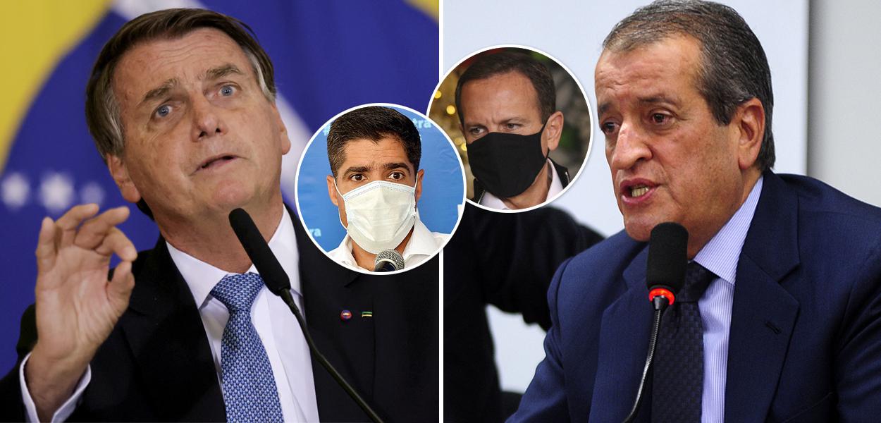 Bolsonaro, ACM Neto, João Doria e Valdemar Costa Neto (Foto: Reuters | Secom | GovSP | Ag.Câmara) Bolsonaro, ACM Neto, João Doria e Valdemar Costa Neto