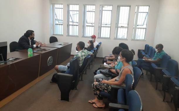 Audiência no TJMG em que foi deferida a decisão (Foto: MAB / Reprodução) Audiência no TJMG em que foi deferida a decisão