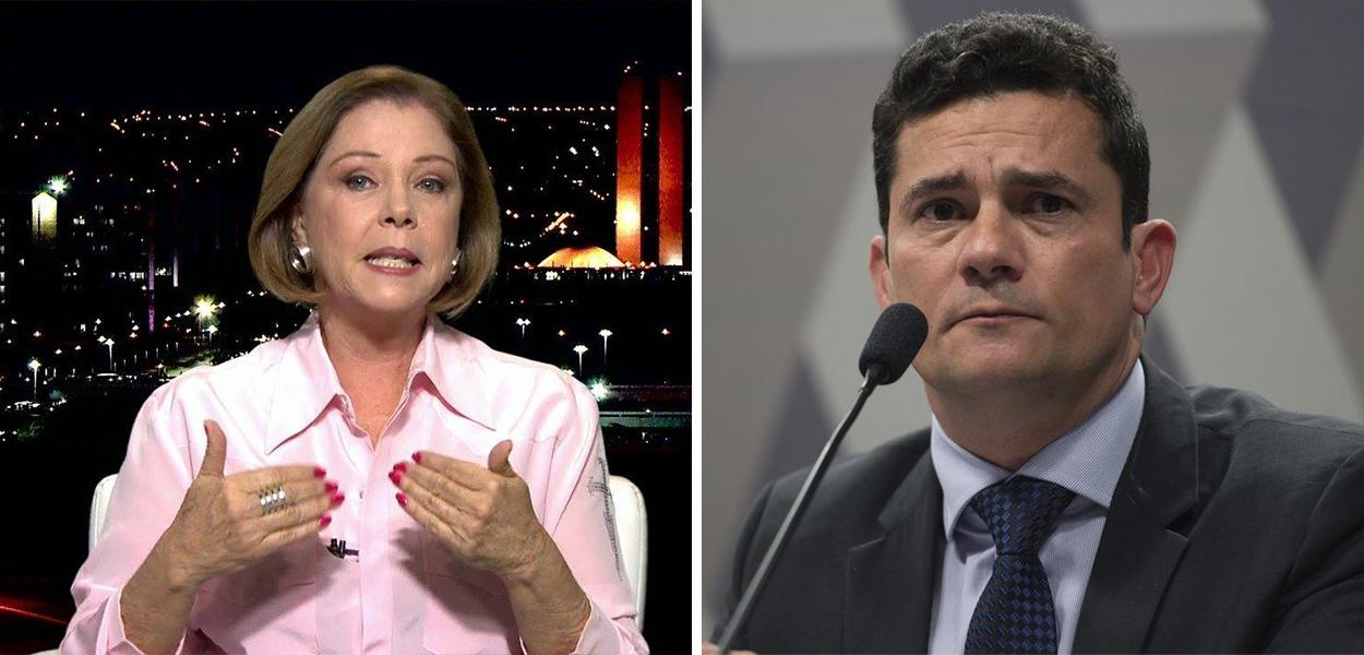 Eliane Catanhêde e Moro (Foto: Reprodução / GloboNews e Fabio Rodrigues Pozzebom/Agência Brasil) www.brasil247.com - Eliane Catanhêde e Moro