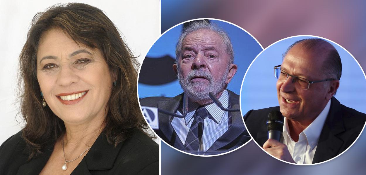 Tereza Cruvinel, Lula e Alckmin (Foto: Divulgação | Ricardo Stuckert | Reuters) www.brasil247.com - Tereza Cruvinel, Lula e Alckmin