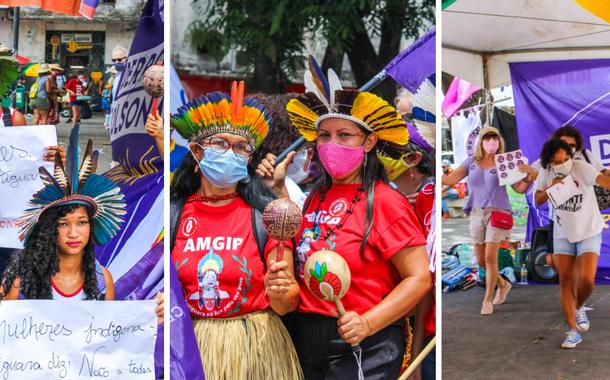 Mulheres fora bolsonaro (Foto: Brasil de Fato) Mulheres fora bolsonaro
