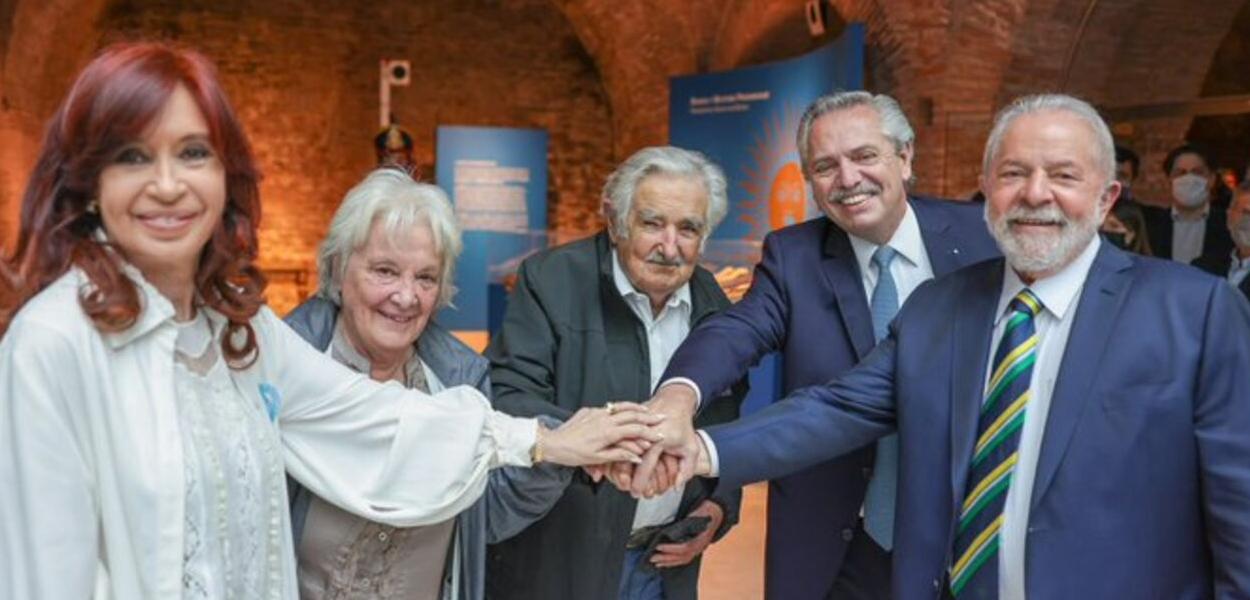 Cristina Kirchner, Pepe Mujica, Alberto Fernández e Lula (Foto: Ricardo Stuckert) www.brasil247.com - Cristina Kirchner, Pepe Mujica, Alberto Fernández e Lula