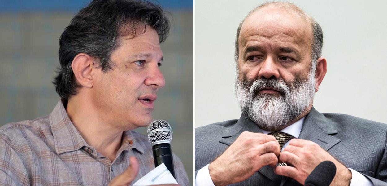 Fernando Haddad e João Vaccari Neto (Foto: Reprodução/Facebook | Agência Brasil) www.brasil247.com - Fernando Haddad e João Vaccari Neto