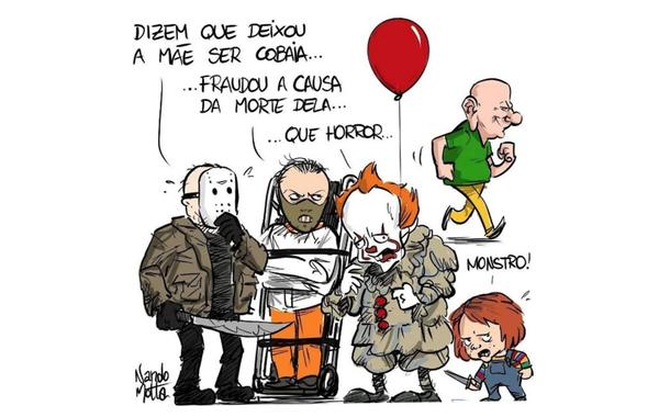 Processo de Luciano Hang contra Nando Motta resulta em protesto artístico com mais de 70 charges