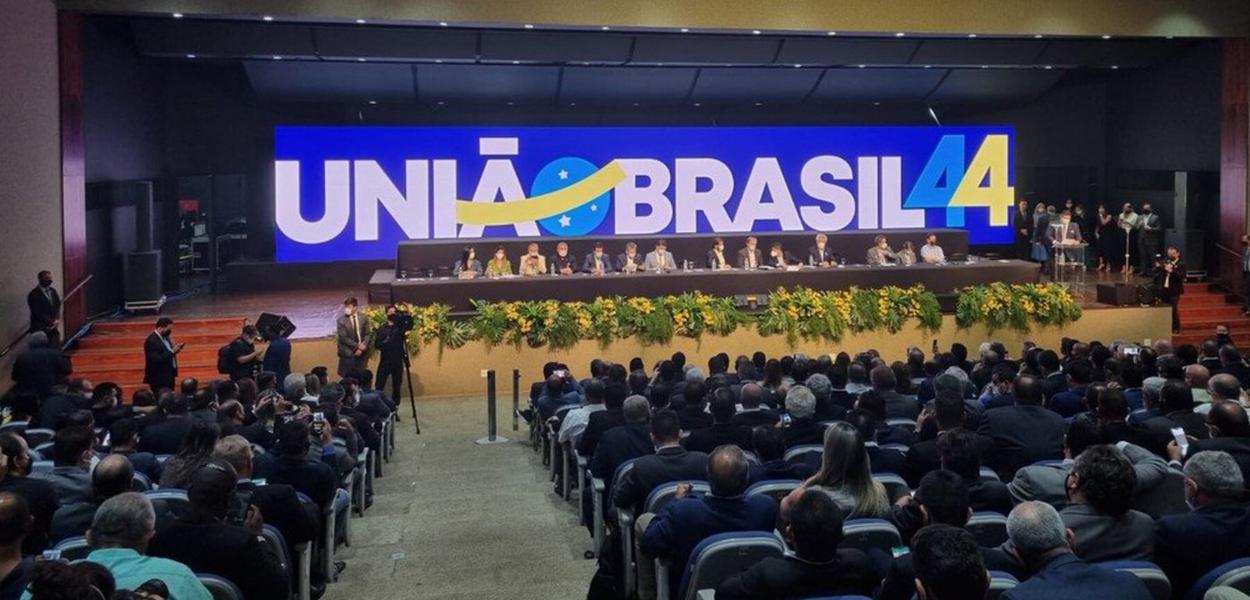 Fundação do União Brasil, em 6 de outubro de 2021 (Foto: Reprodução) www.brasil247.com - Fundação do União Brasil, em 6 de outubro de 2021