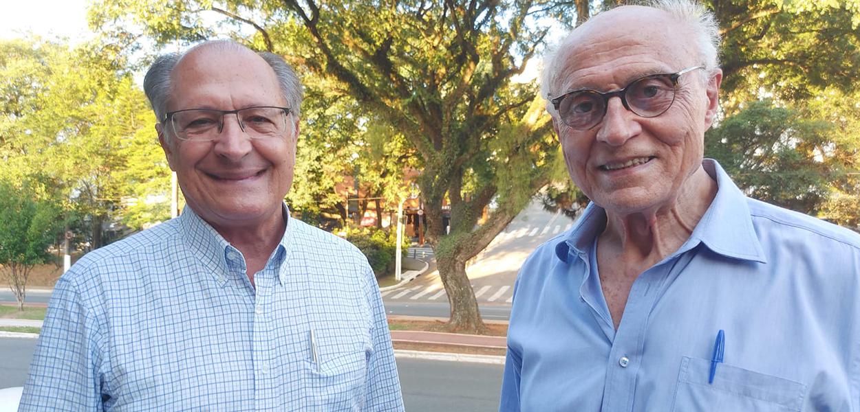 Alckmin e Suplicy (Foto: Reprodução/Twitter) www.brasil247.com - Alckmin e Suplicy