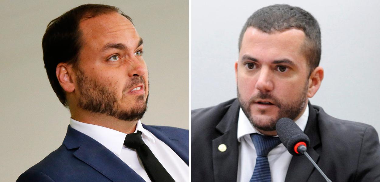 www.brasil247.com - Carlos Bolsonaro e Carlos Jordy