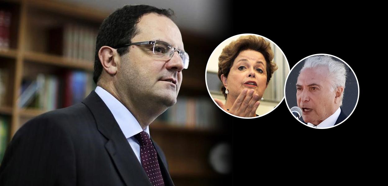 Nelson Barbosa, Dilma Rousseff e Michel Temer (Foto: Reuters | PR | Ricardo Stuckert) www.brasil247.com - Nelson Barbosa, Dilma Rousseff e Michel Temer