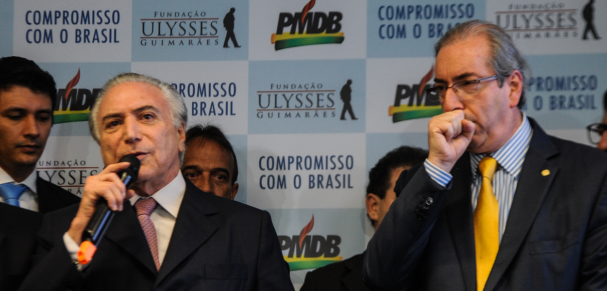 Michel Temer e Eduardo Cunha (Foto: Agência Brasil/EBC) www.brasil247.com - Michel Temer e Eduardo Cunha