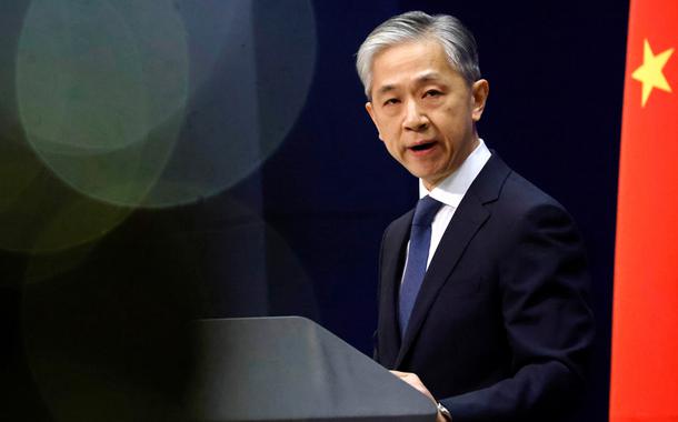 Wang Wenbin (Foto: THOMAS PETER/REUTERS) Wang Wenbin