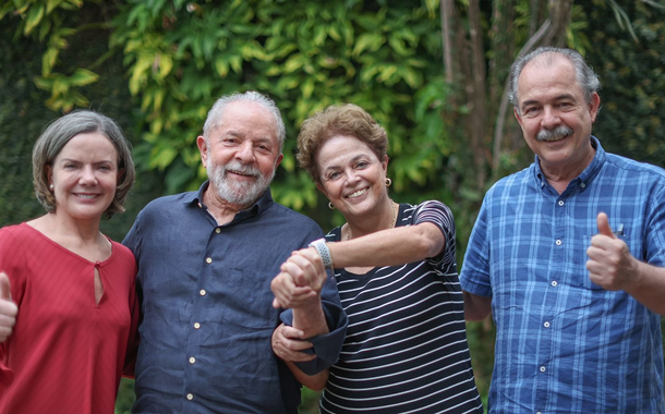 Gleisi, Lula, Dilma, Mercadante (Foto: Ricardo Stuckert) Gleisi, Lula, Dilma, Mercadante