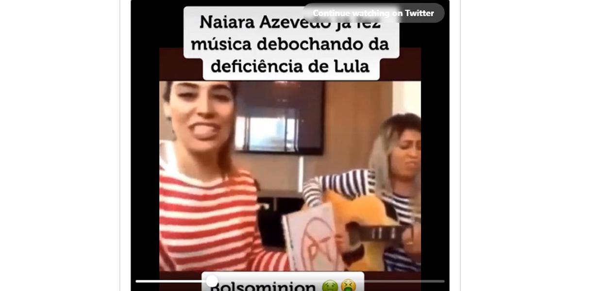 Naiara Azevedo (Foto: Reprodução) www.brasil247.com - Naiara Azevedo