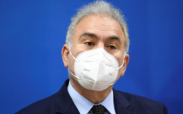 Ministro Queiroga, em Brasília (Foto: REUTERS/Mateus Bonomi) Ministro Queiroga, em Brasília