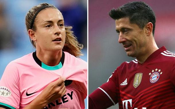 Putellas, Lewandowski (Foto: Reuters) Putellas, Lewandowski