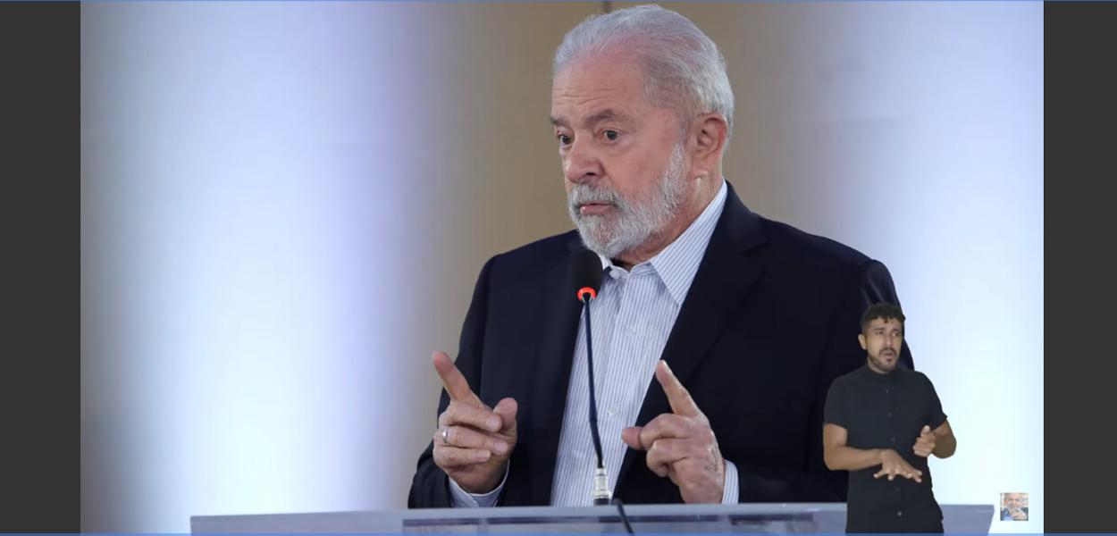 Lula (Foto: Reprodução/Youtube) www.brasil247.com - Lula