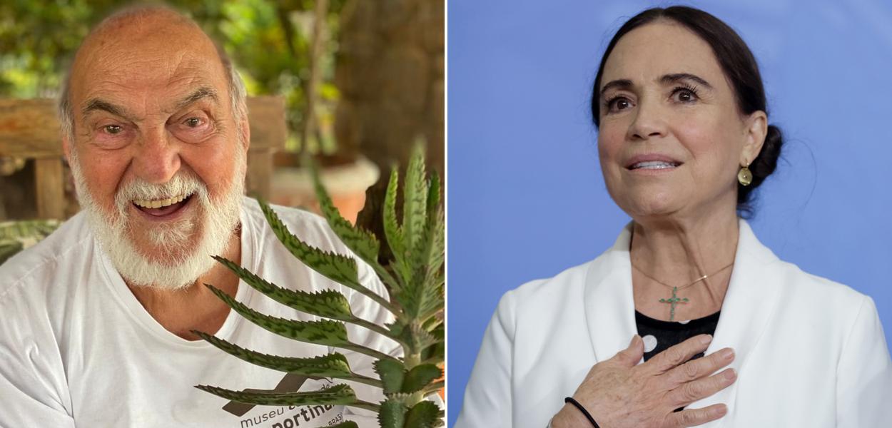 Lima Duarte e Regina Duarte (Foto: Reprodução/Instagram | PR) www.brasil247.com - Lima Duarte e Regina Duarte