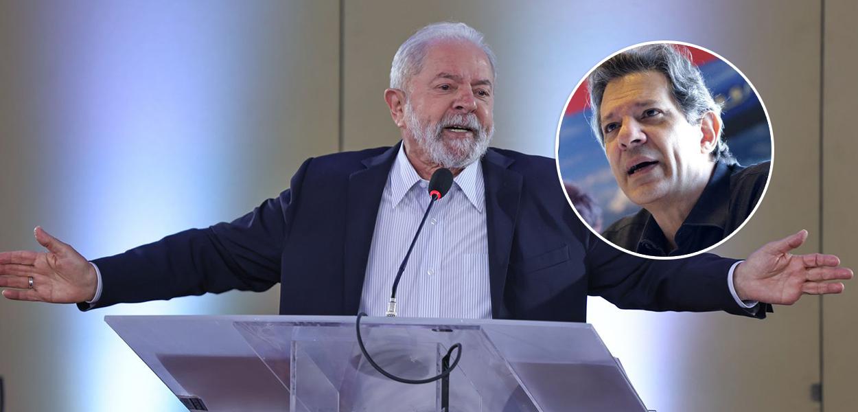 Lula e Haddad (Foto: Ricardo Stuckert | Reprodução/Facebook) www.brasil247.com - Lula e Haddad