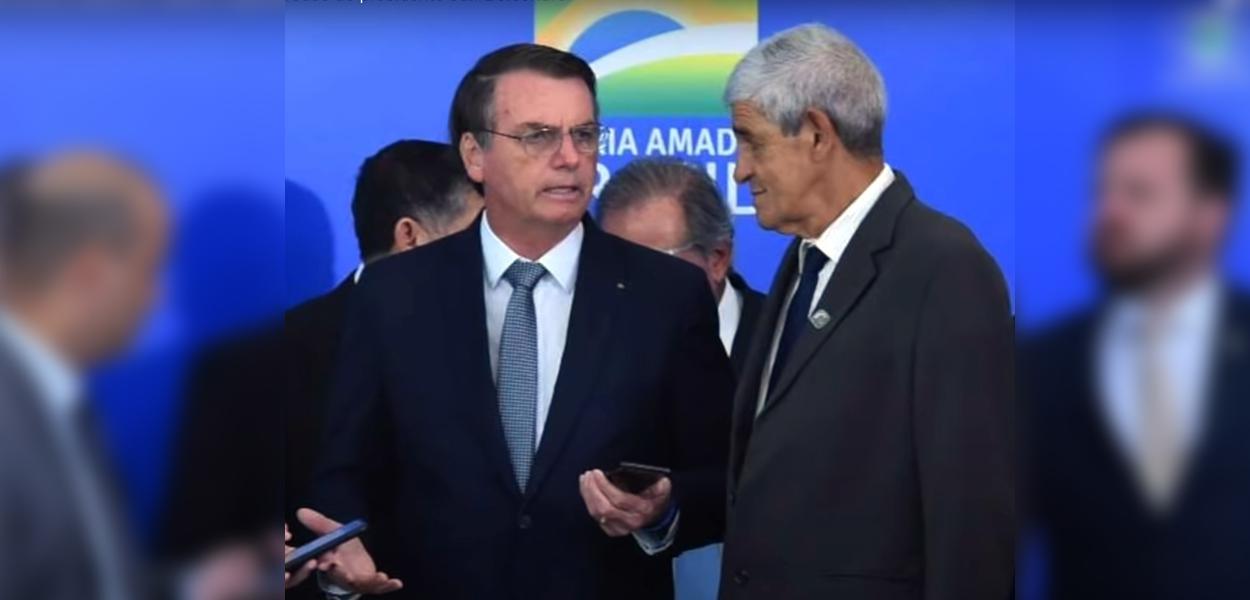Jair Bolsonaro e Waldir Ferraz (Foto: Reprodução) www.brasil247.com - Jair Bolsonaro e Waldir Ferraz