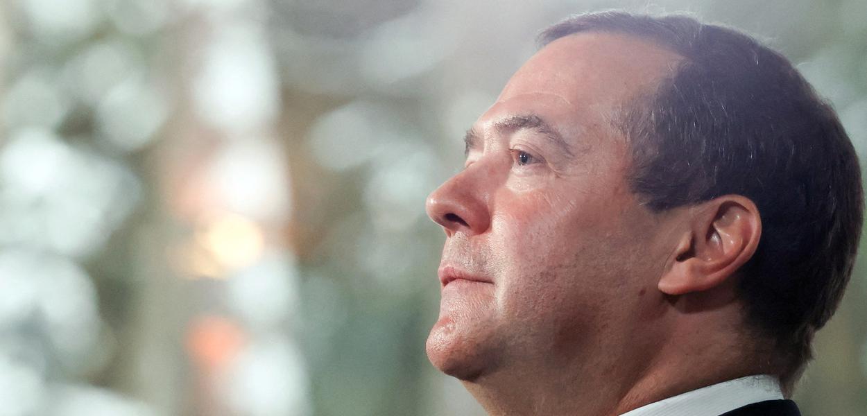Dmitry Medvedev (Foto: Sputnik/Yulia Zyryanova/Pool via Reuters) www.brasil247.com - Dmitry Medvedev