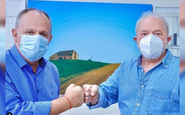 Lula e Belivaldo Alves (Foto: Reprodução/@belivaldochagas) Lula e Belivaldo Alves