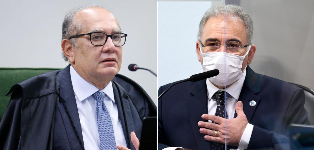 Gilmar Mendes e Queiroga (Foto: ABr) www.brasil247.com - Gilmar Mendes e Queiroga